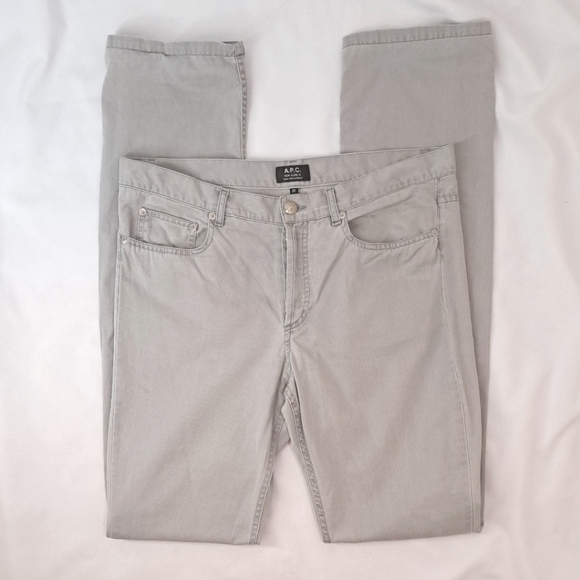 A.P.C. Jeans Mens Apc New Cure H Jean Tres Etroit Button Fly Light